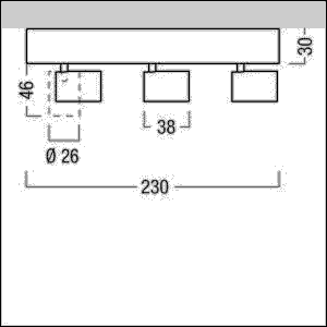 LED-Akzentstrahler SUP2 S 3/L #42927555