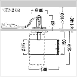 LED-Halbeinbaustrahler V2-SRM1500 #62923926