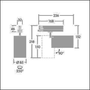 LED-Strahler TONICM36009303GUFLBK
