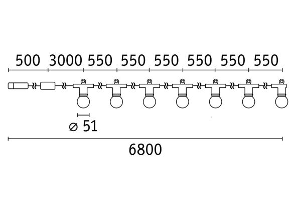 LED-Lichterkette 941.65