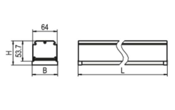 LED-Geräteträger 7pol. VL2S-GL150- #2560081