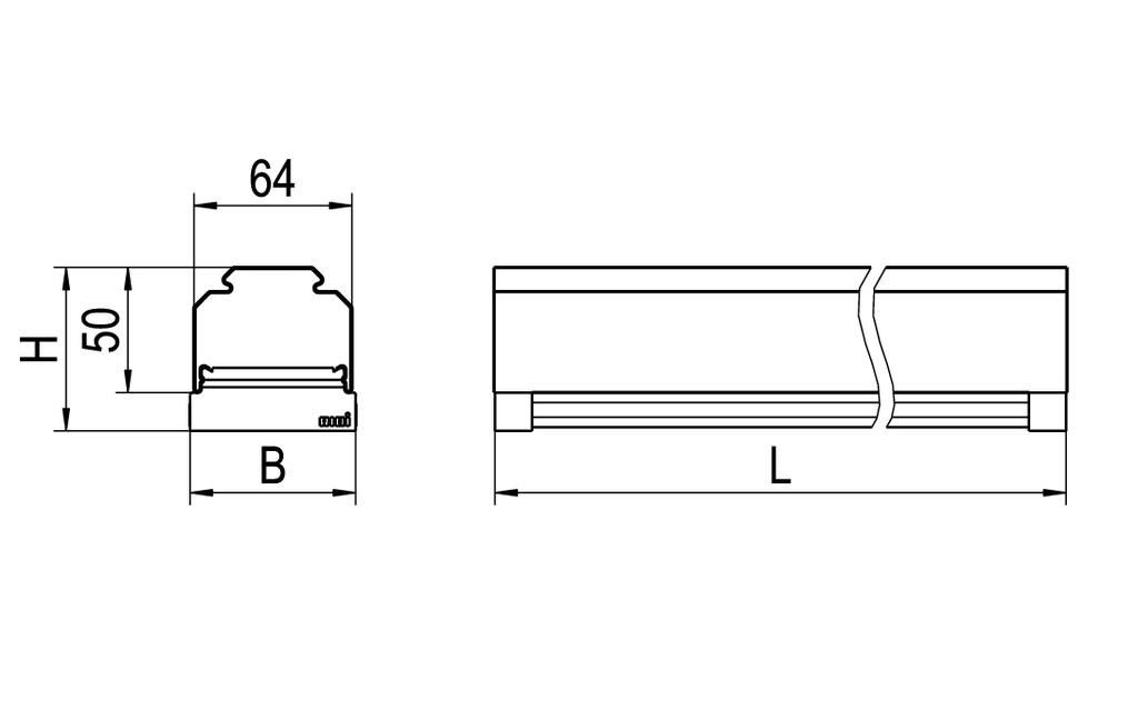 LED-Geräteträger 5pol. VLGFL1501 #1551330SW