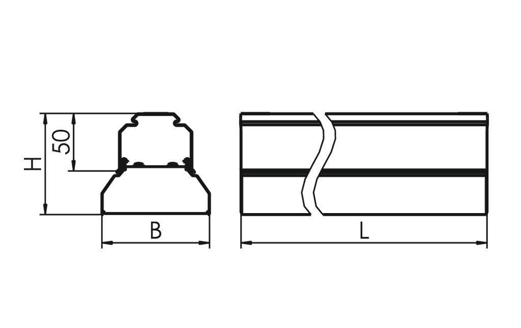LED-Geräteträger VL1GW1500 #1532581SW