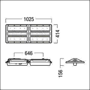 LED-Hallenleuchte CR2PL L50k #42945273