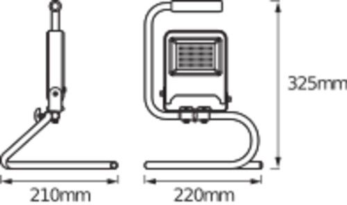 LED-Arbeisleuchte LED W #4058075213852