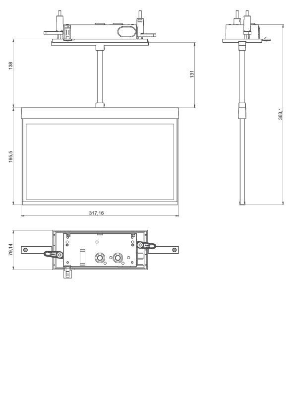 LED-Rettungszeichenleuchte AXCP001SC