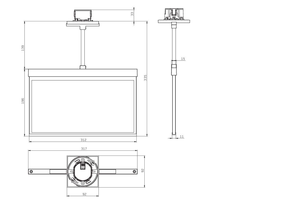 LED-Rettungszeichenleuchte AXEP001SC