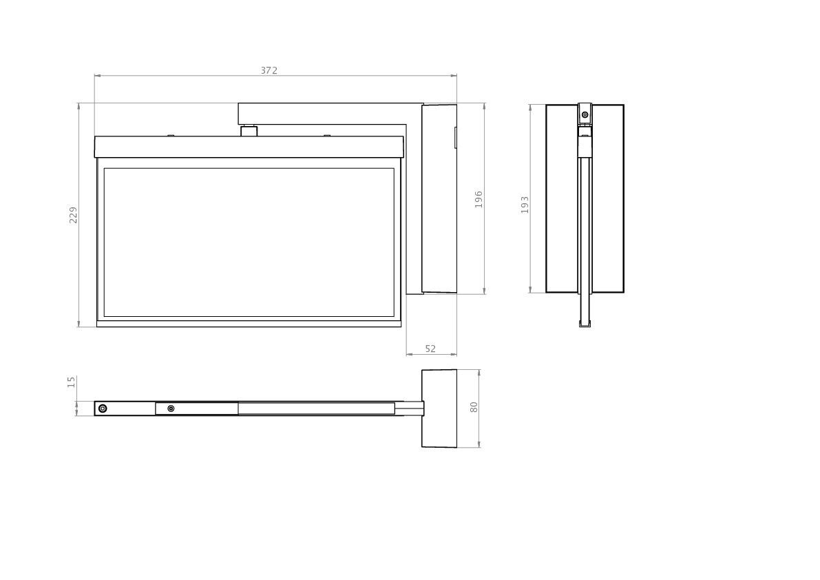 LED-Rettungszeichenleuchte AXWA001SC