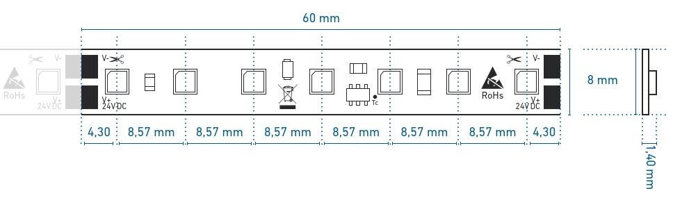 LED Streifen 2,16m 50415815