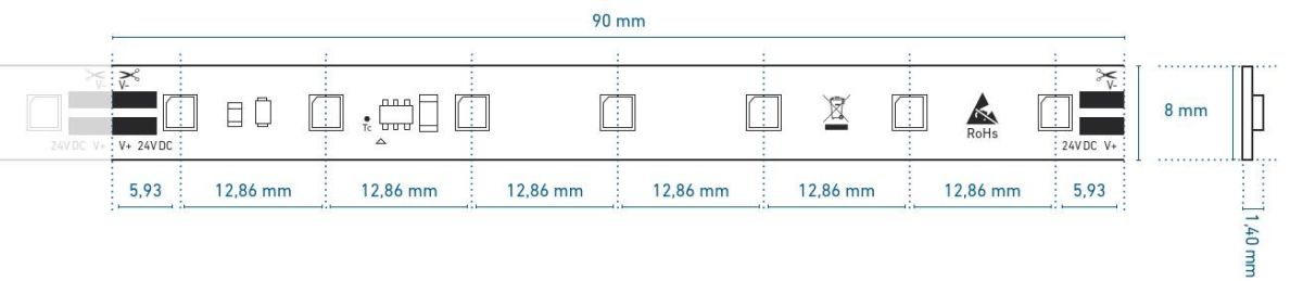 LED Streifen 2,16m 50416115