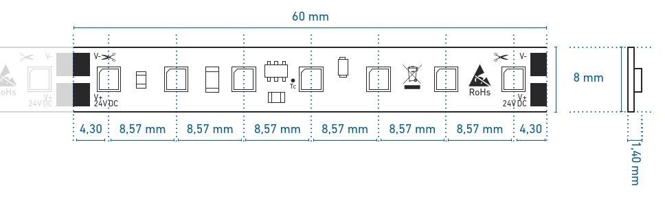 LED Streifen 3,96m 50415733