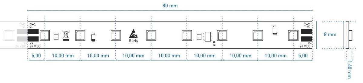 LED Streifen 4,80m 50416328