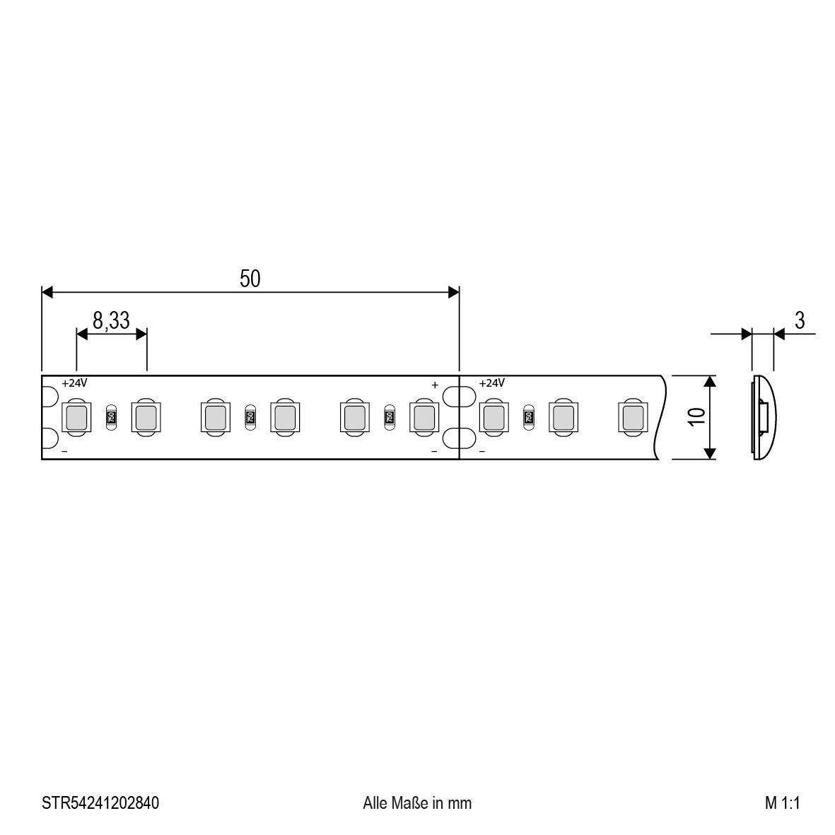 LED-Strip 24V STR54241202840