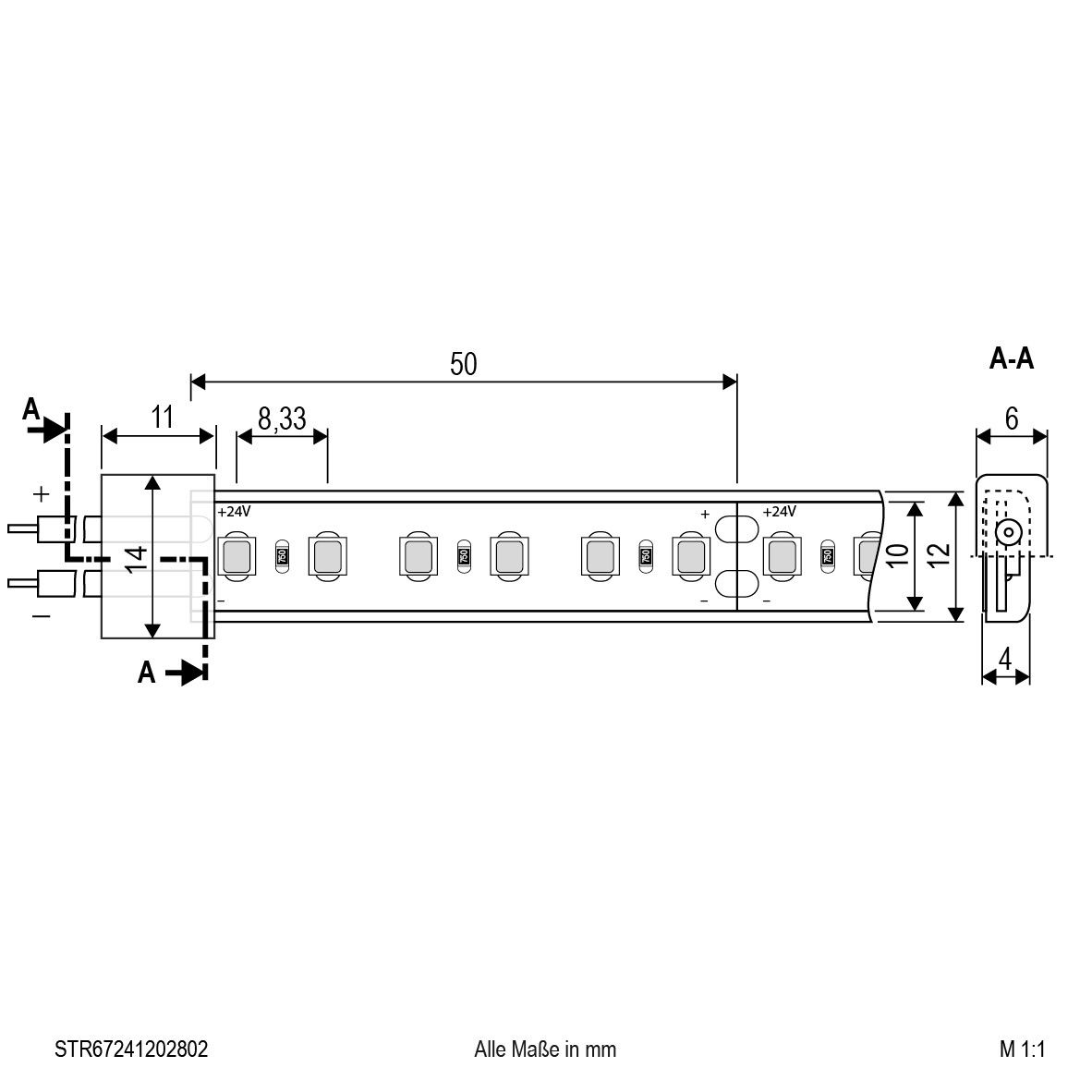 LED-Strip 24V STR67241202802