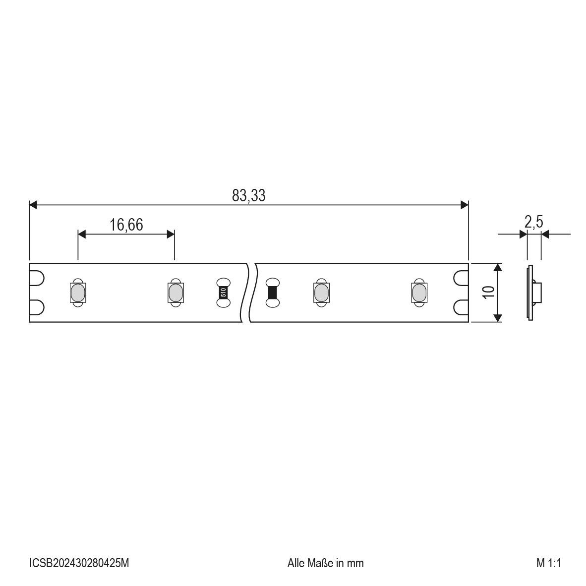 LED-Strip ICSB202430280425M