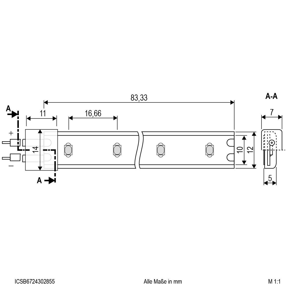LED-Strip ICSB6724302855