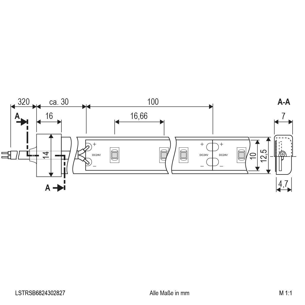 LED-Strip LSTRSB6824302827