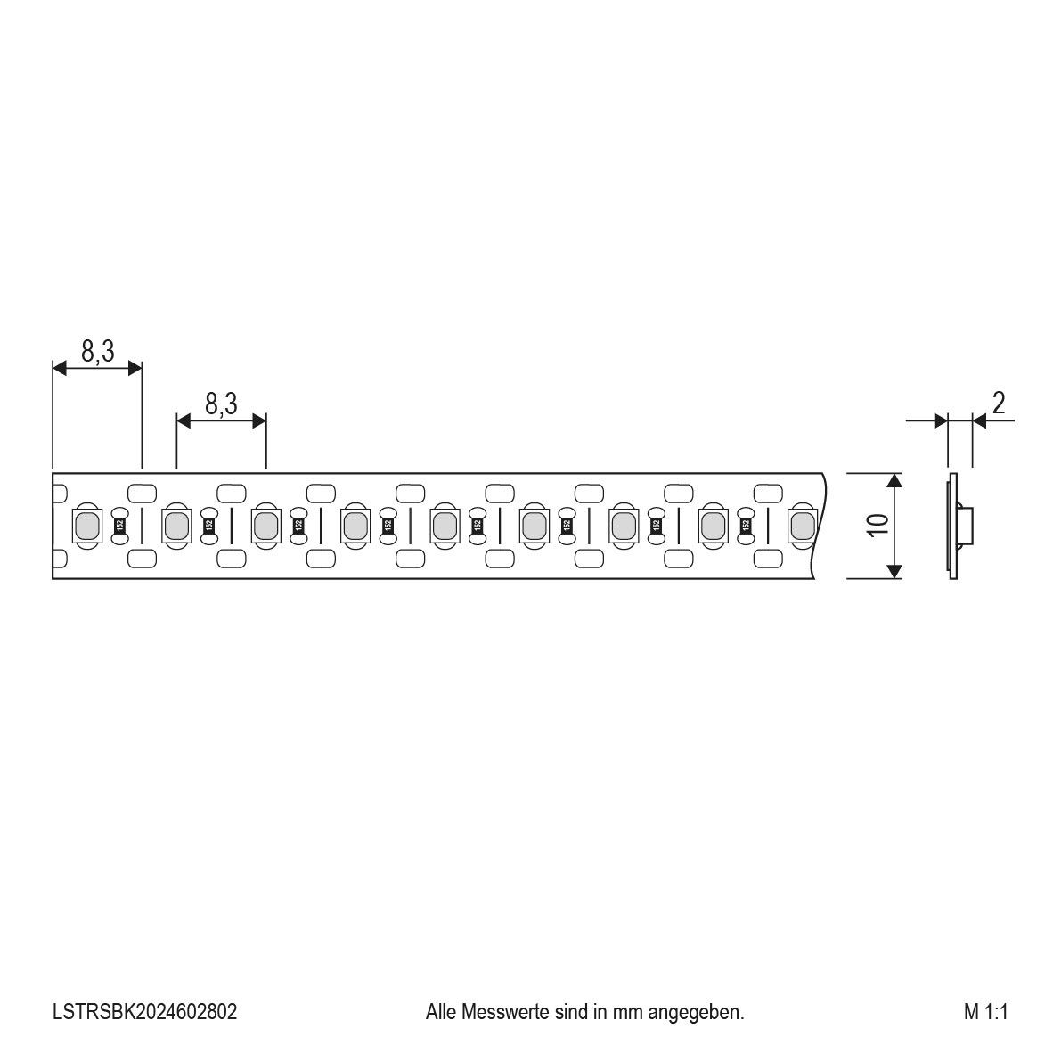 LED-Strip LSTRSBK2024602802