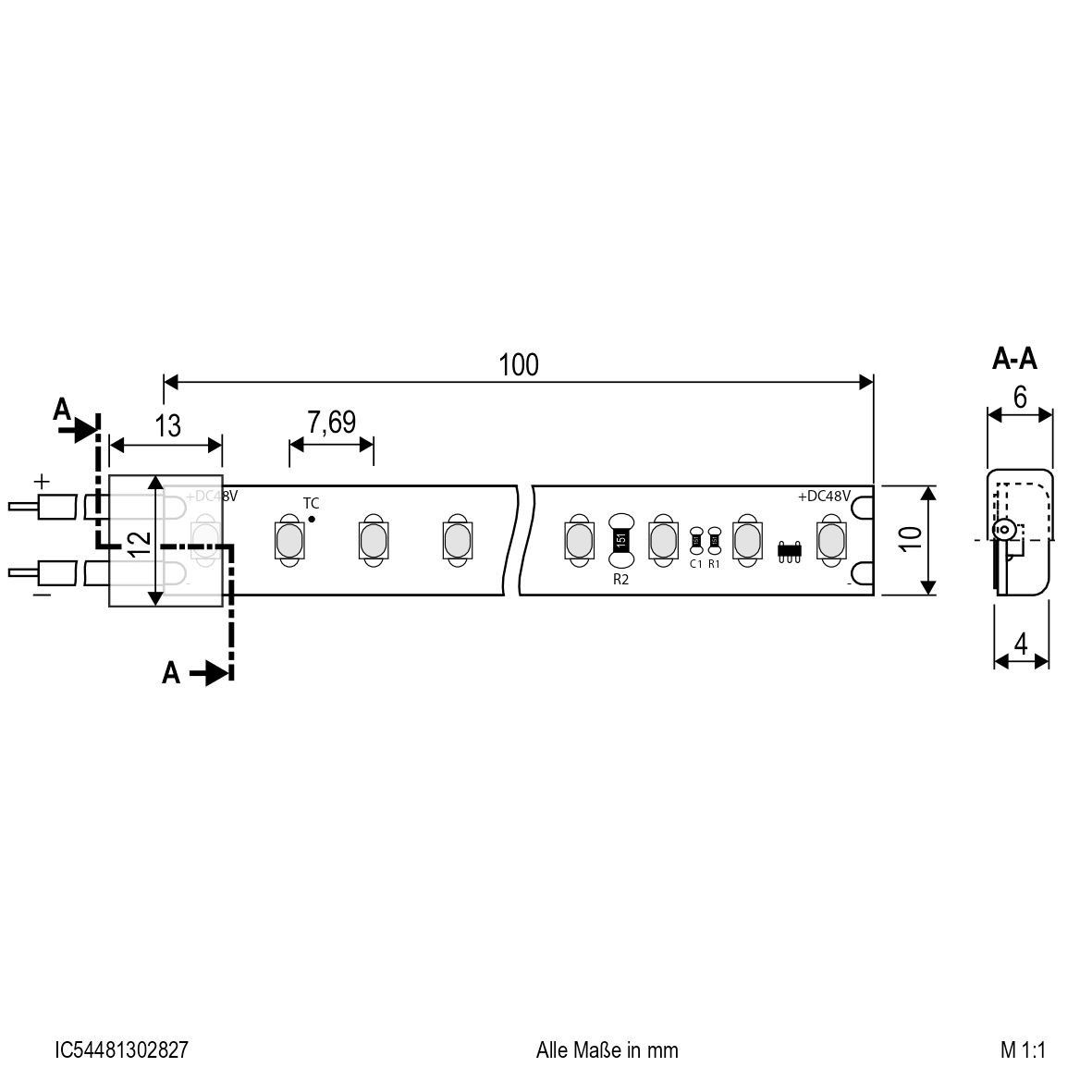 LED-Stripe IP54 5m IC54481302827