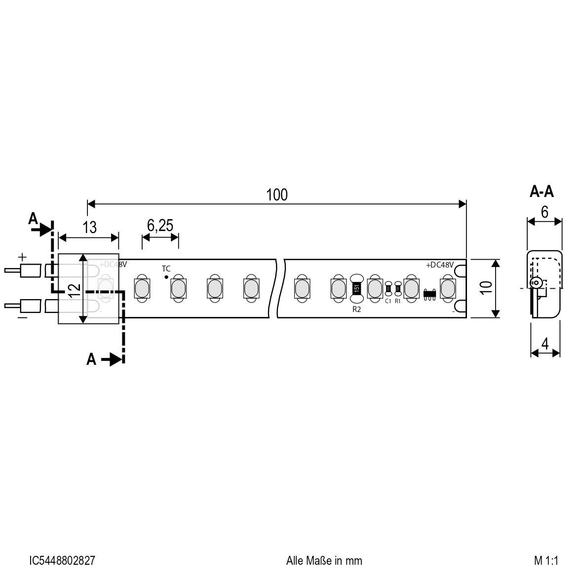 LED-Stripe IP54 5m IC5448802827