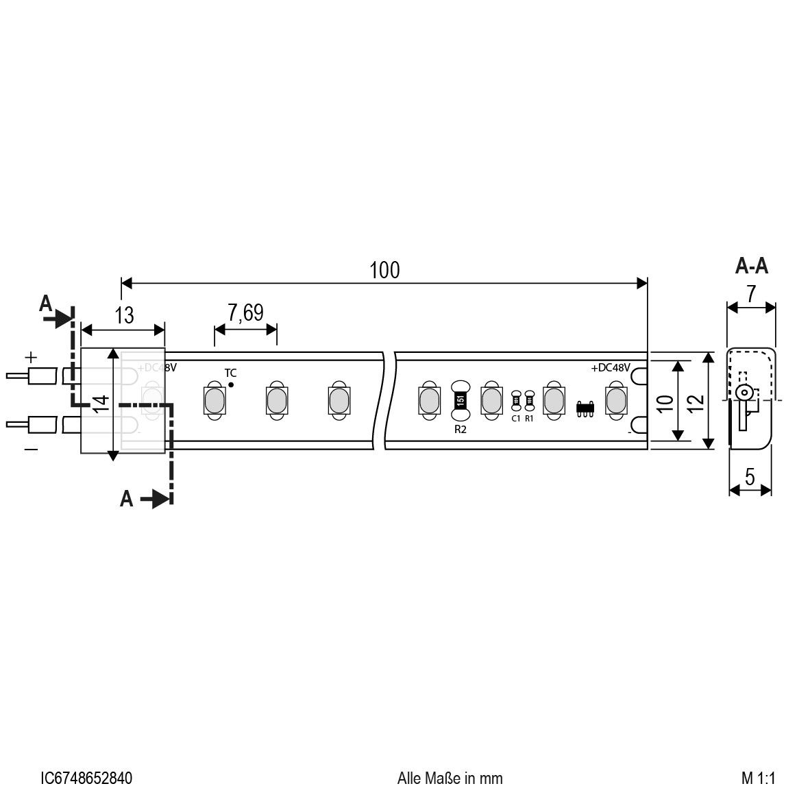 LED-Stripe IP67 5m IC6748652840