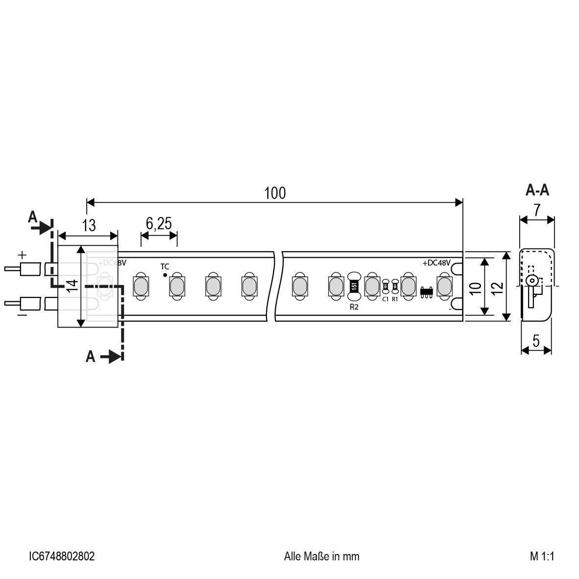 LED-Stripe IP67 5m IC6748802802
