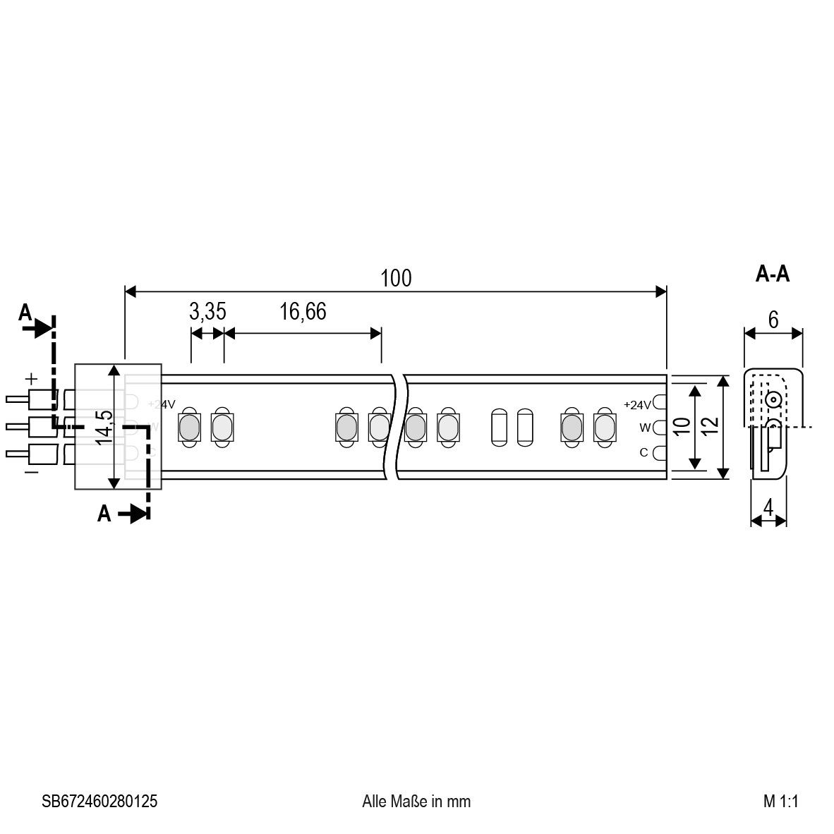 LED-Stripe SB672460280125