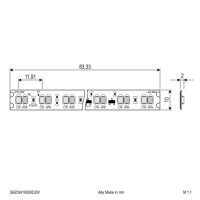 LED-Stripe IP20 5m SB202416828D2W