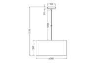 Pendelleuchte E27 D.F.W. Pend 380 E27