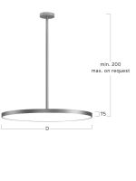 LED-Pendelleuchte BG1ABL-840M-D900-P
