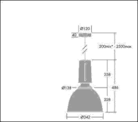 LED-Pendelleuchte GLAC2L LED #96635210
