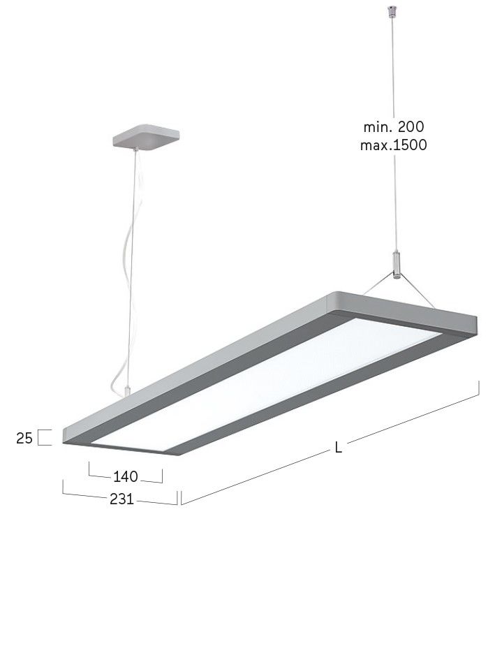 LED-Pendelleuchte JP4AEL-830H-L1210-Y