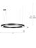 LED-Pendelleuchte RP3OSL-830M-D1500-K