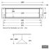 LED-Pendelleuchte PIANOP1400830SENS sw