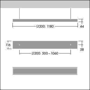 LED-Pendelleuchte PUNCH 3 AS #96636055