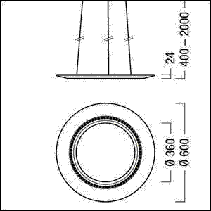 LED-Pendelleuchte AMBITUS #42189263