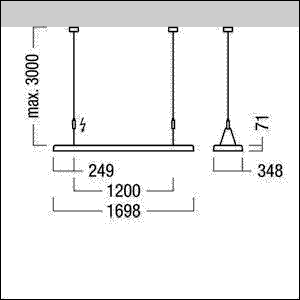 LED-Pendelleuchte TRAMAO S #42189387