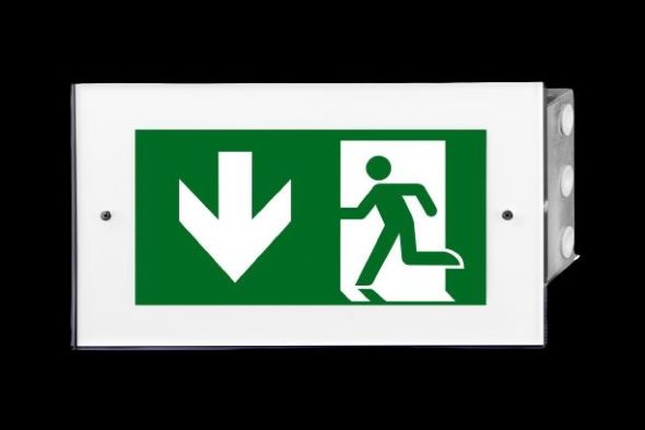 Rettungszeichenleuchte Bouncer Recessed CBS Rettungszeichenleuchte Bouncer Recessed CBS