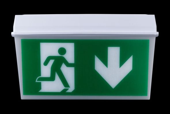Rettungszeichenleuchte Sixtysix L DLI 8H Rettungszeichenleuchte Sixtysix L DLI 8H
