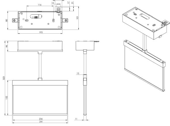 LED-Rettungszeichenleuchte AMDP401SC-AZ LED-Rettungszeichenleuchte AMDP401SC-AZ