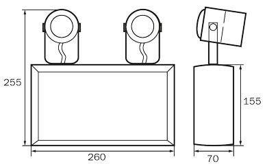 LED-Sicherheitsleuchte SKS2103WL