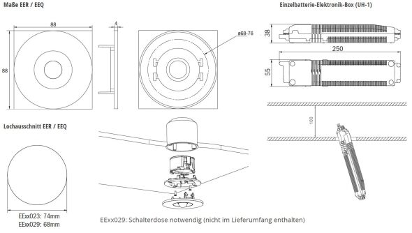 Sicherheitsleuchte EERL433WL Sicherheitsleuchte EERL433WL