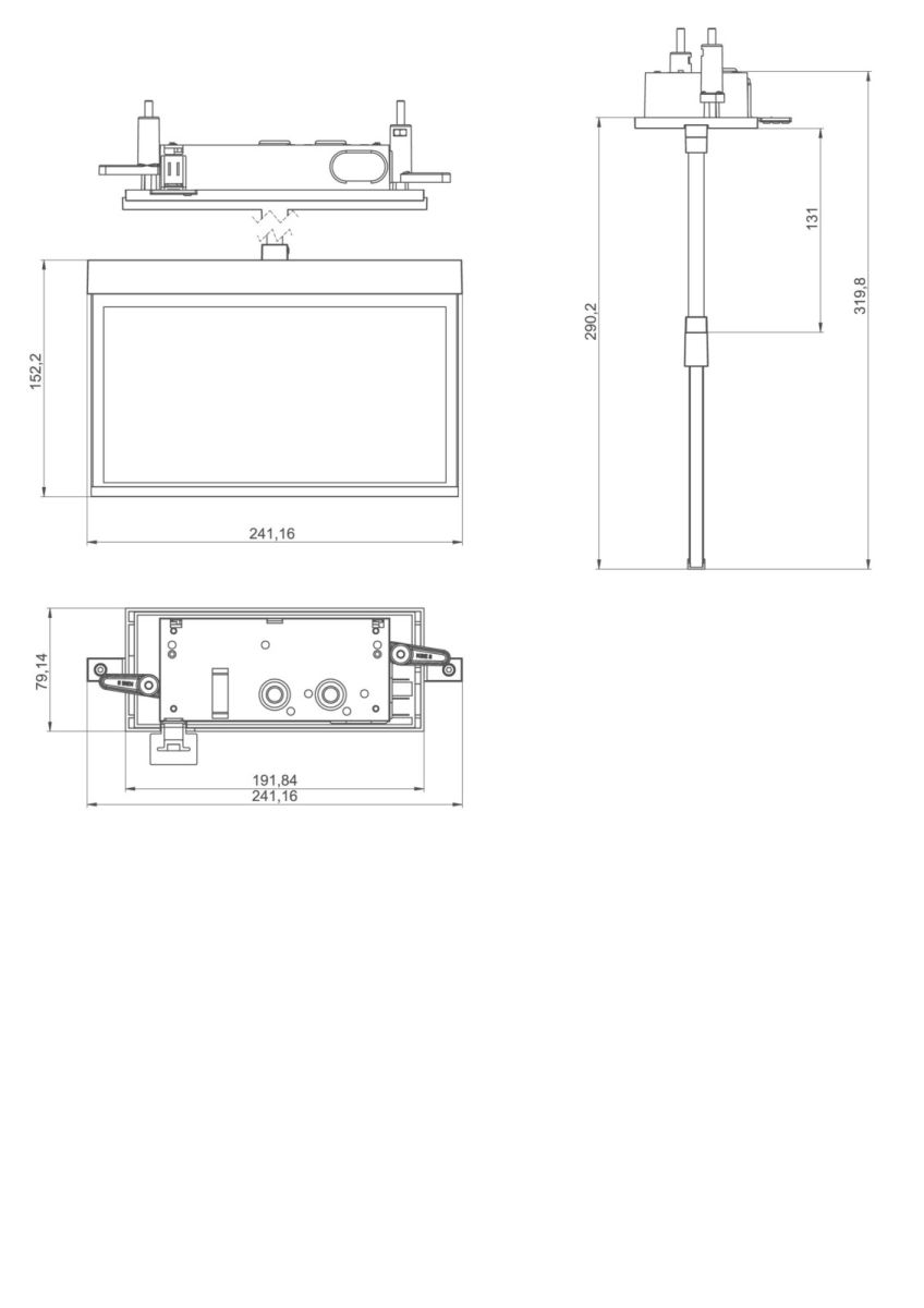 LED-Rettungszeichenleuchte AMCP401SC
