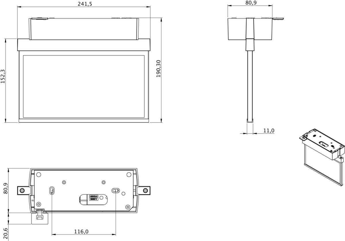 LED-Rettungszeichenleuchte GAMD403SC