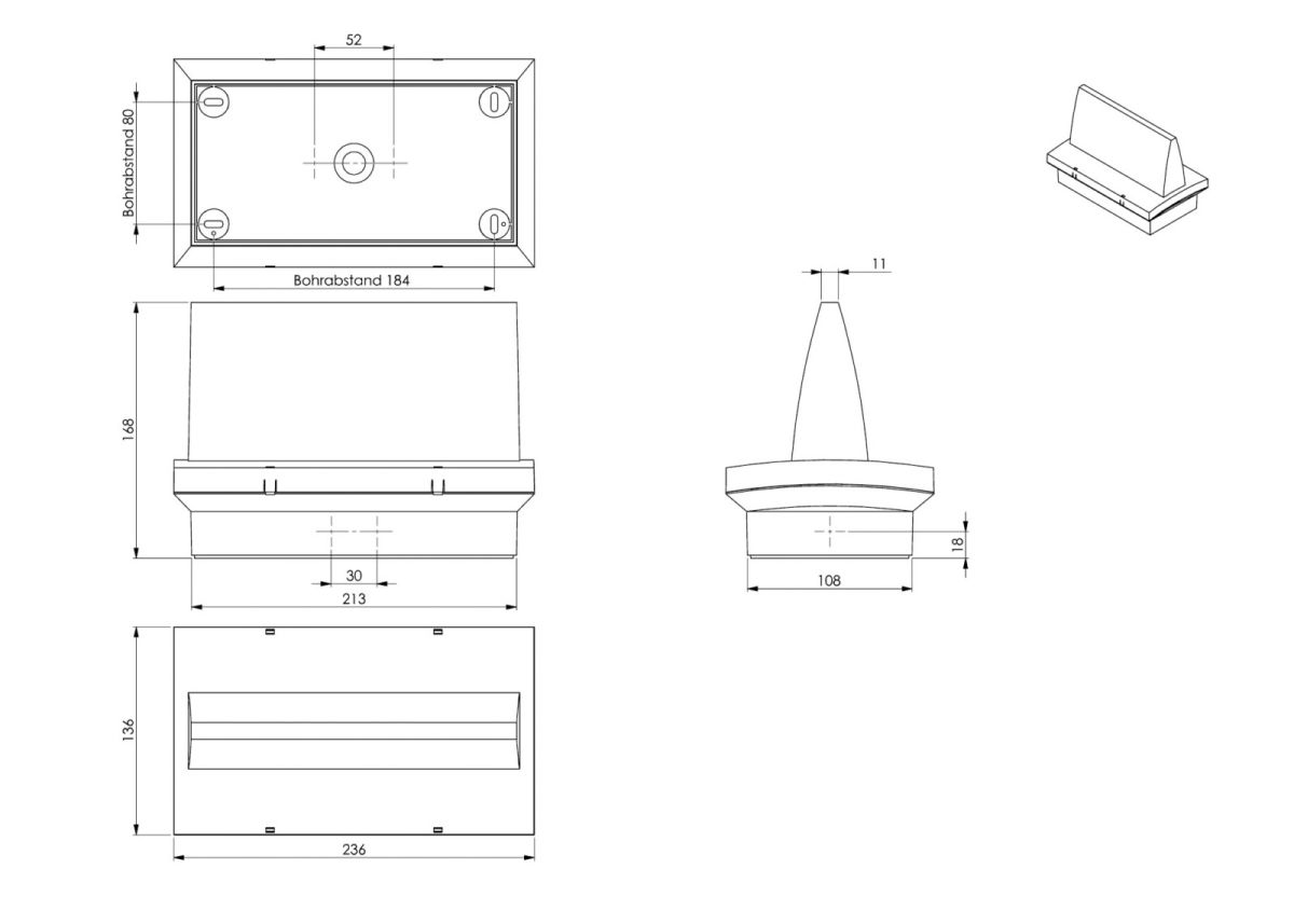 LED-Rettungszeichenleuchte PMD401SC