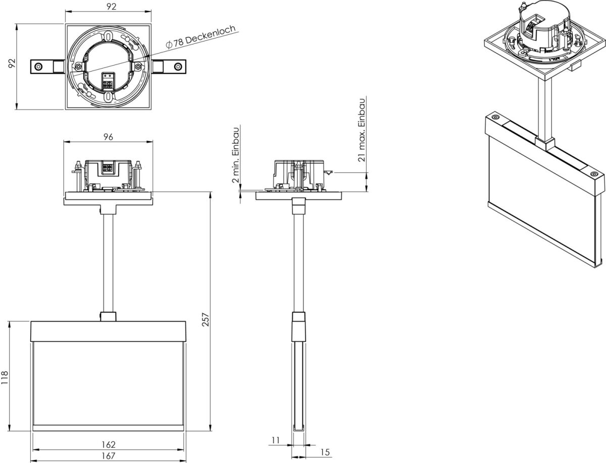 Sicherheitsleuchte AIEP509CC-AZ