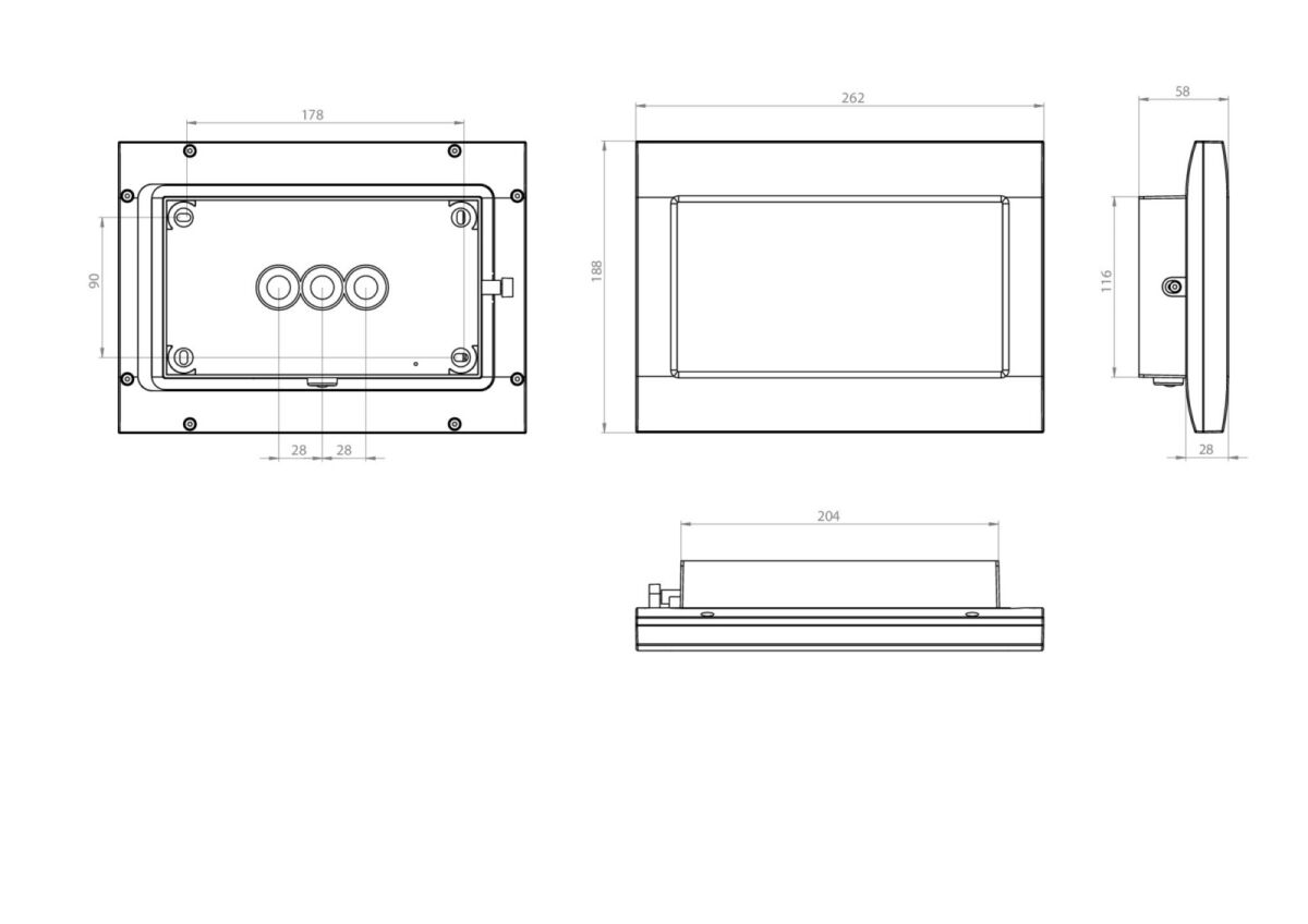 Sicherheitsleuchte FMDS428SC-TT-AZ