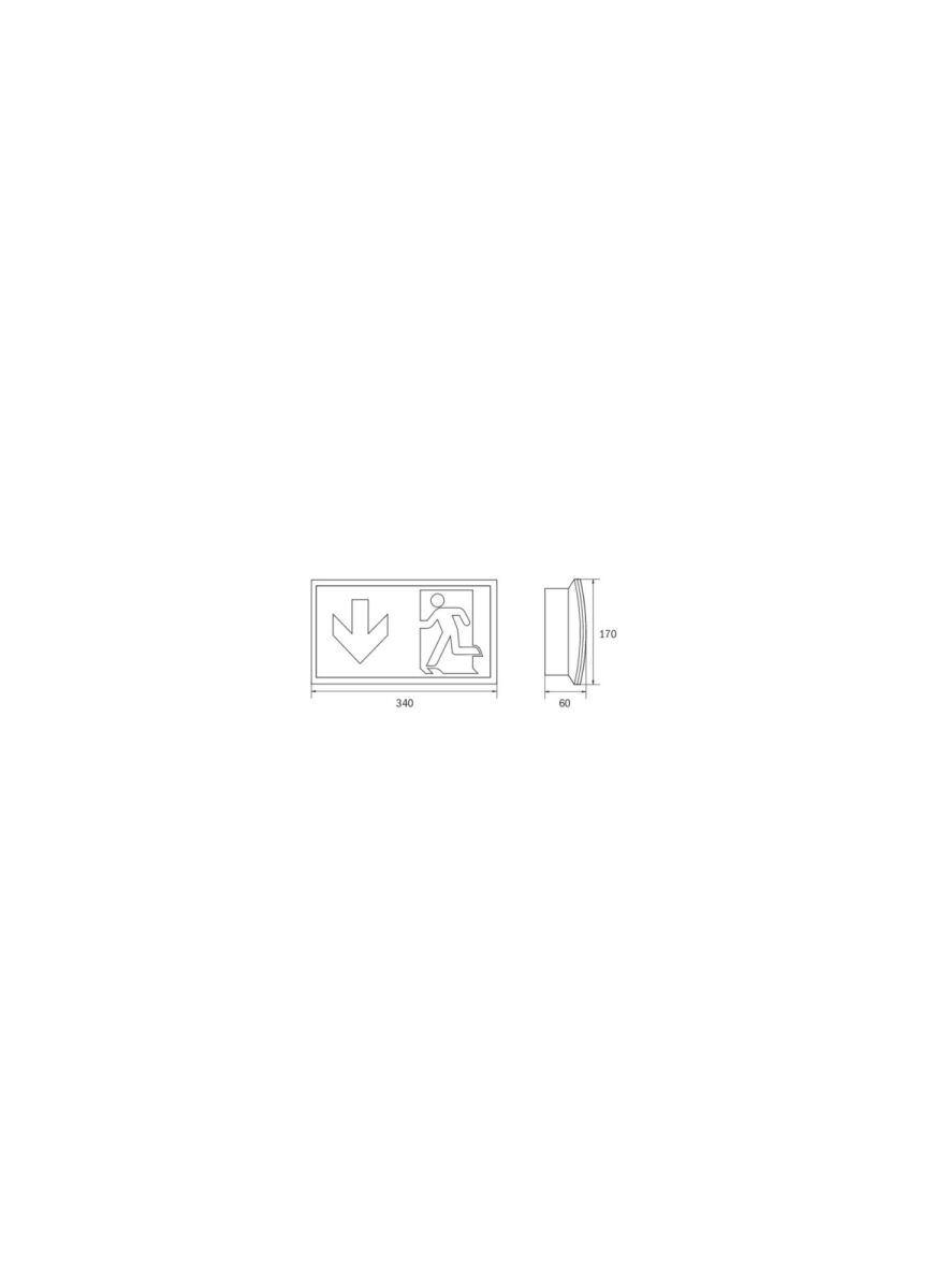 Sicherheitsleuchte KCW529CC-P