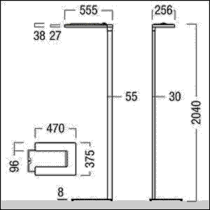 LED-Stehleuchte ARTELEA #42190027
