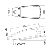 LED-Außenleuchte 46 L50 G2 VARIO